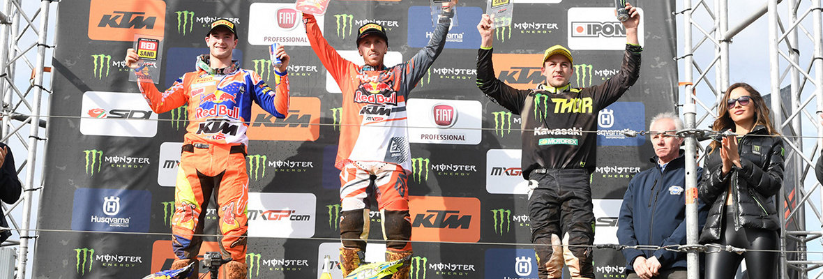 Tony Cairoli triumphs in Spain on the red sand of Castellón